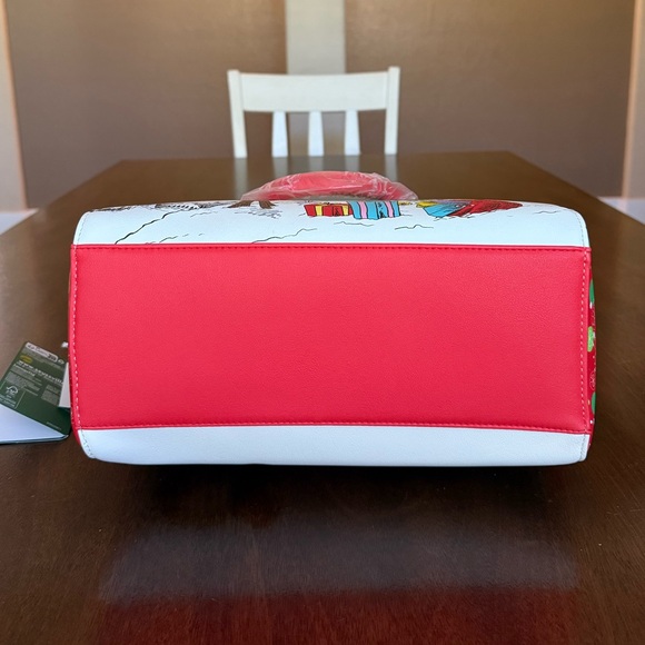 NWT Loungefly Dr. Seuss How The Grinch Stole Christmas! Trio Tree Satchel Bag - Picture 5 of 7